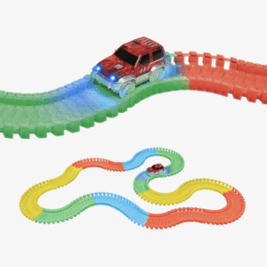 Galaxy Flex-Track 220 Piece Glow Track with Electric LED Light Car