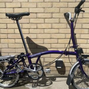 Brompton M6R Purple Metallic C Line 6 Speed Bike