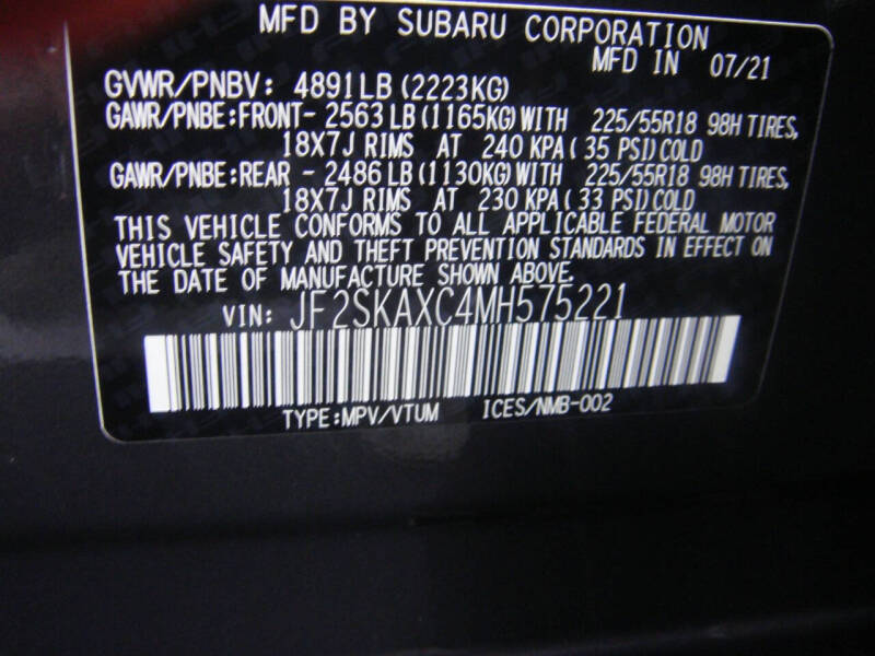 2021 Subaru Forester Touring - Image 7