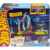 Hot Wheels Neon Speeders Track Set, Laser Stunt Slamway with 1 Car, Tri-Colored Track, Easy Storage